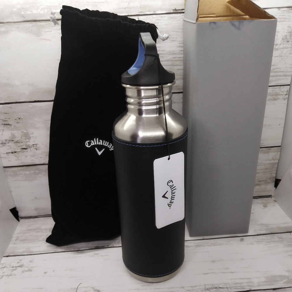 Callaway Stainless Steel Water Bottle NIB 25oz